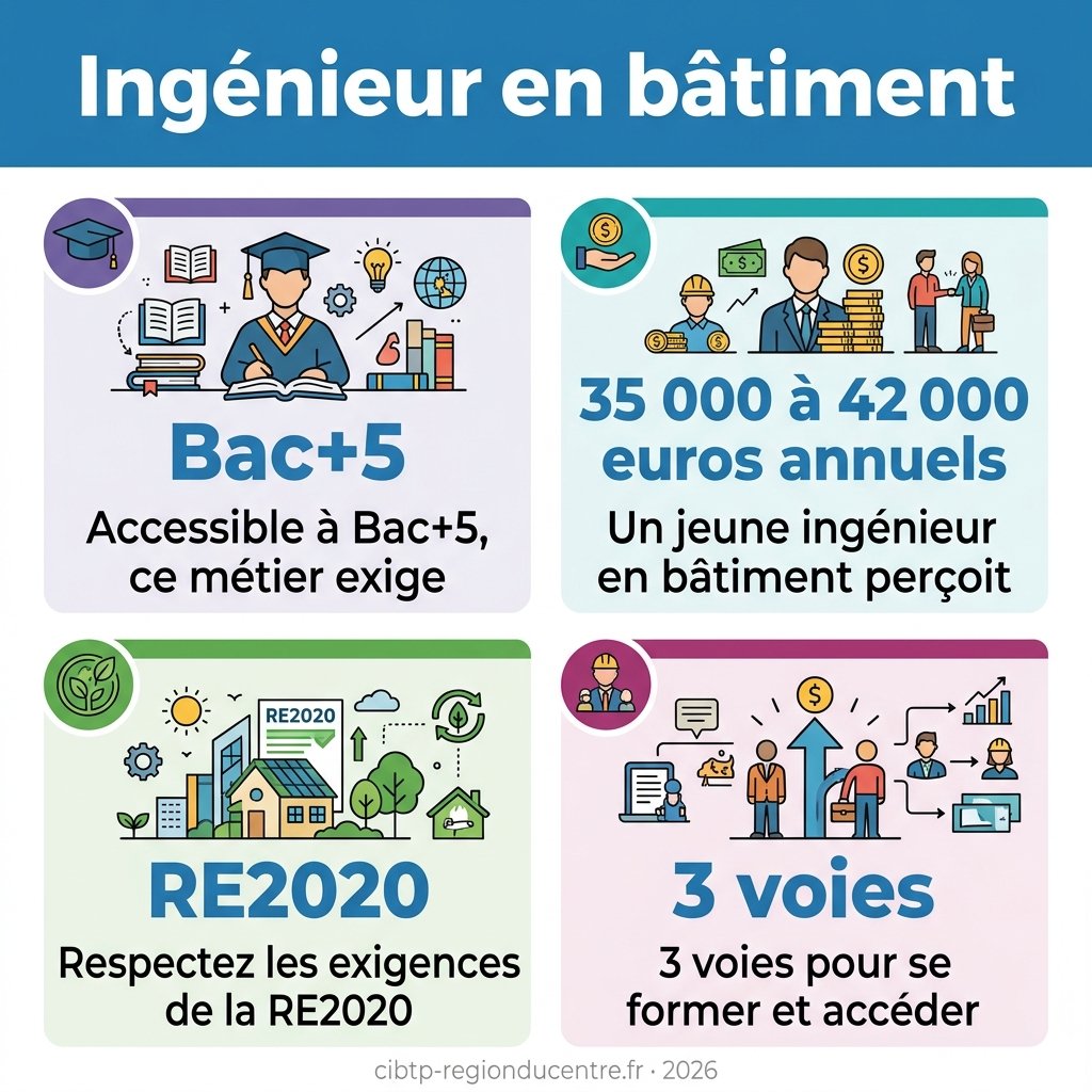 Infographie — ingénieur en bâtiment