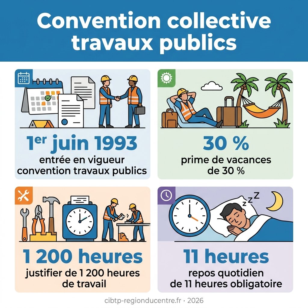 Infographie — convention collective travaux publics