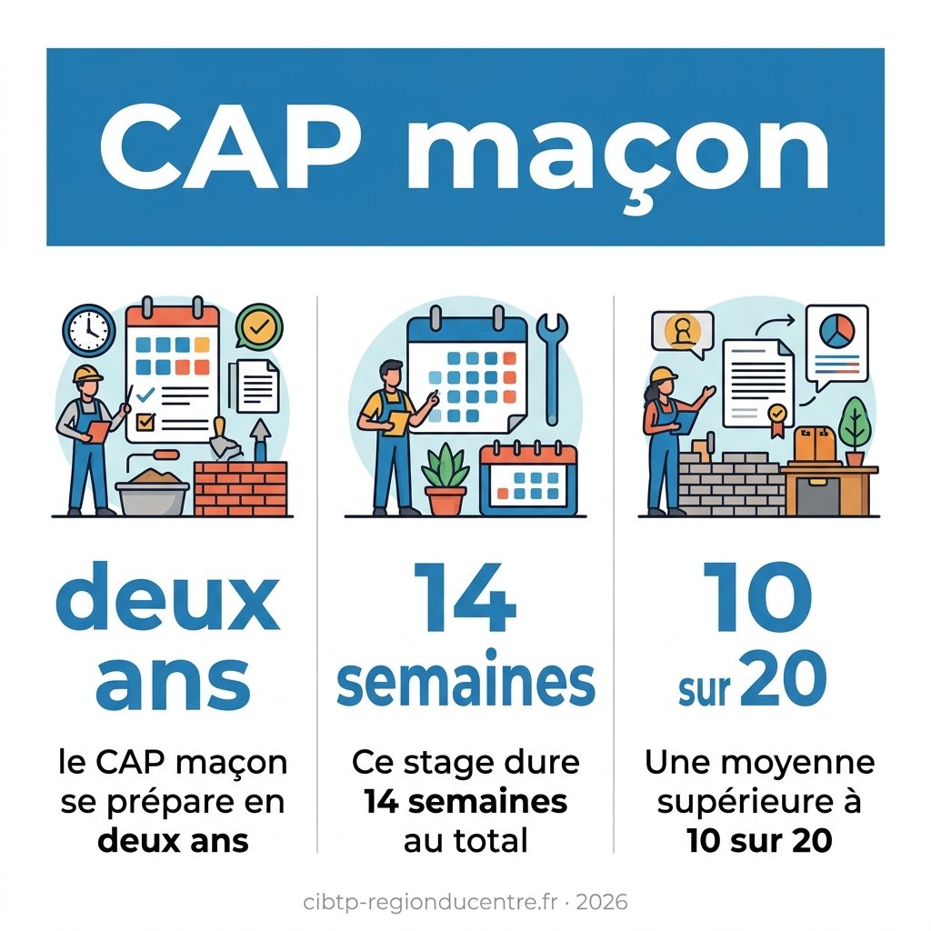 Infographie — CAP maçon